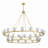 30 - Light Dimmable Wagon Wheel Chandelier