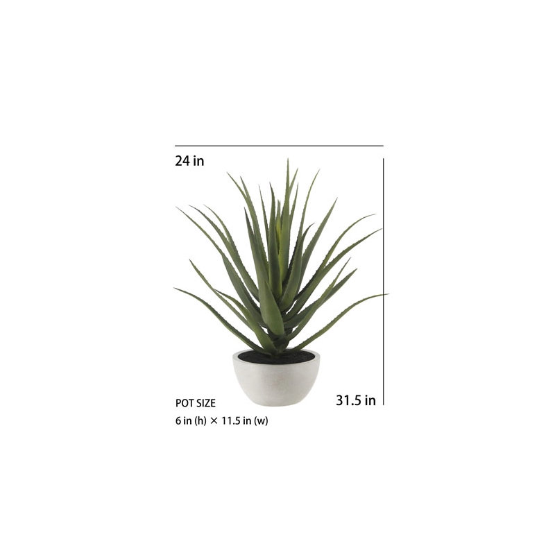 31.5" Artificial Agave Plant
