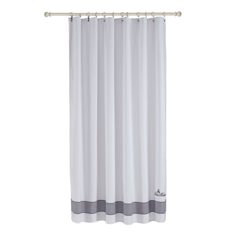 Cotton Shower Curtain, Anthracite