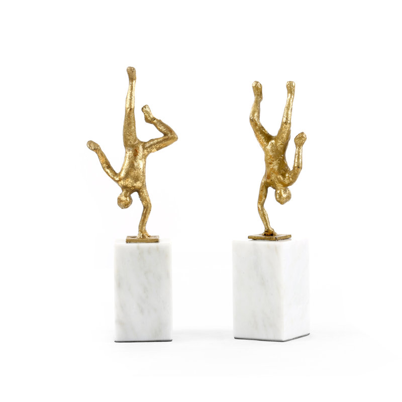 2 Piece Handstand Figurine Set