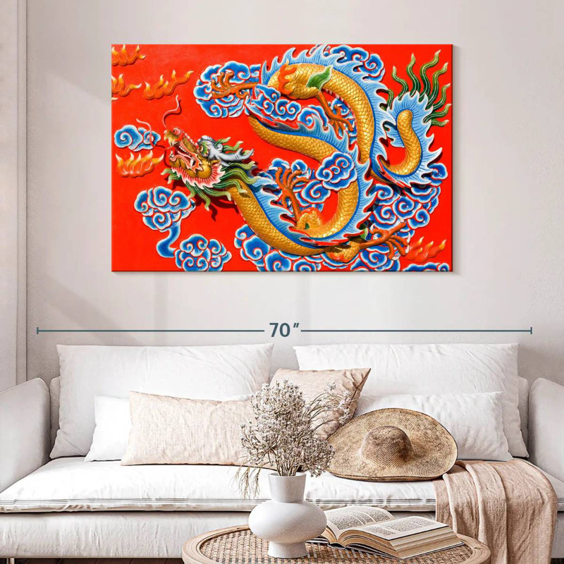 Dragon Chinese, 32" H x 48" W