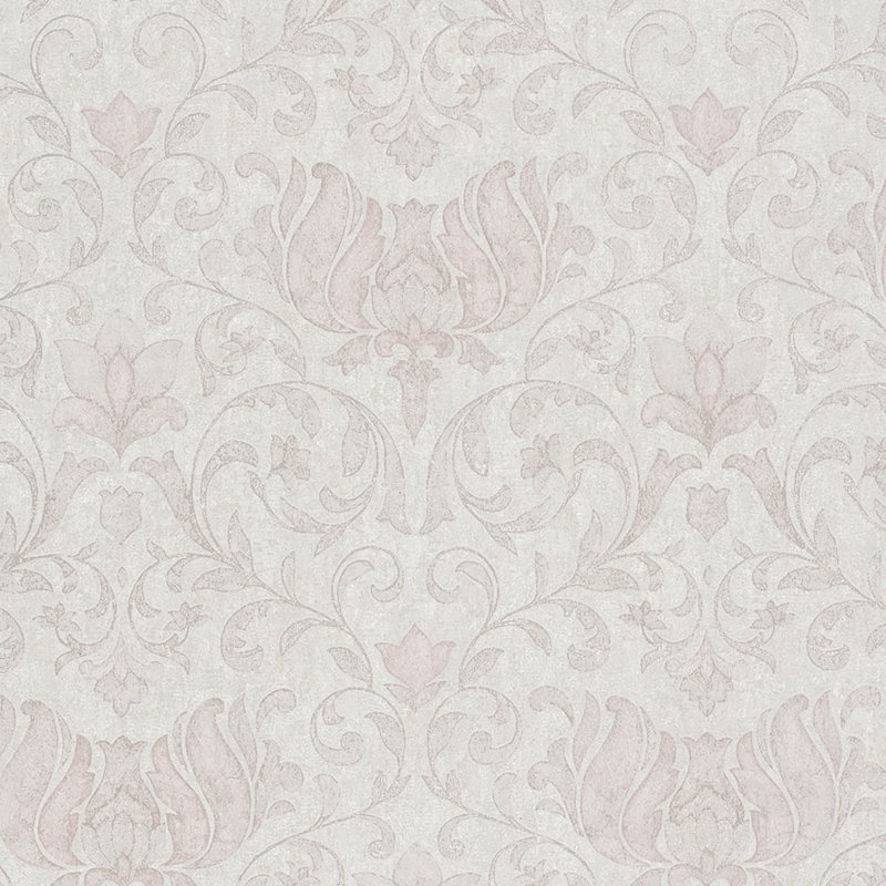 Rouleau de papier peint damassé floral City City Collection, Pink