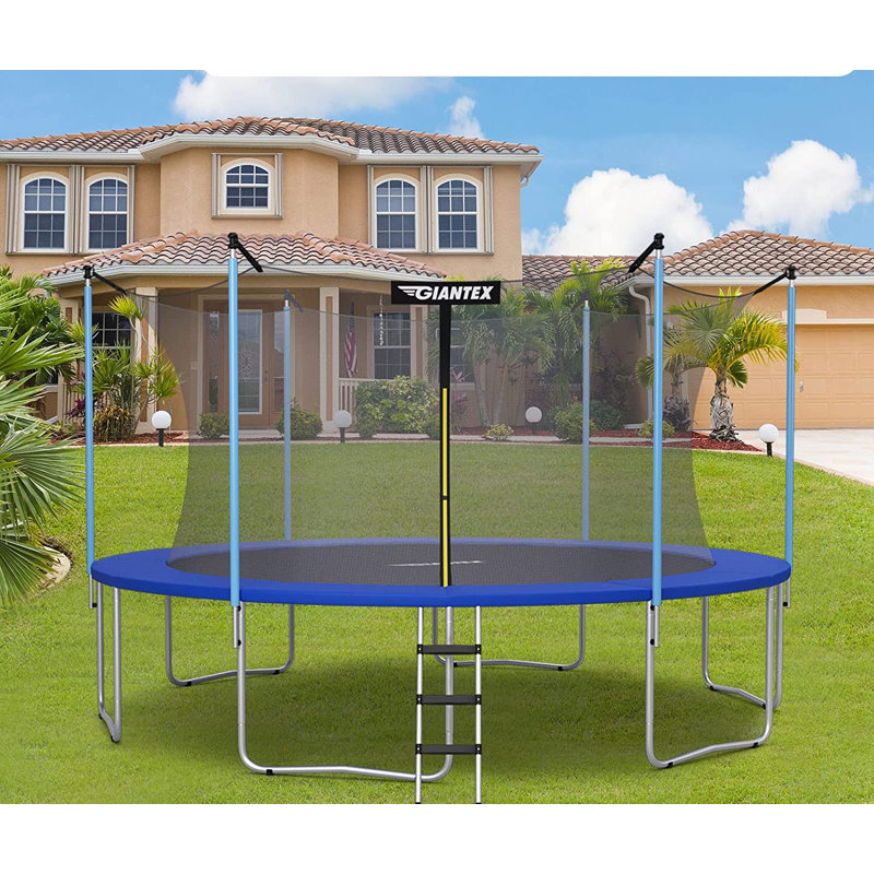 Freeport Park Amsterdam Universal Fit 180cm Polyethylene Plastic Net & Pad Combo
