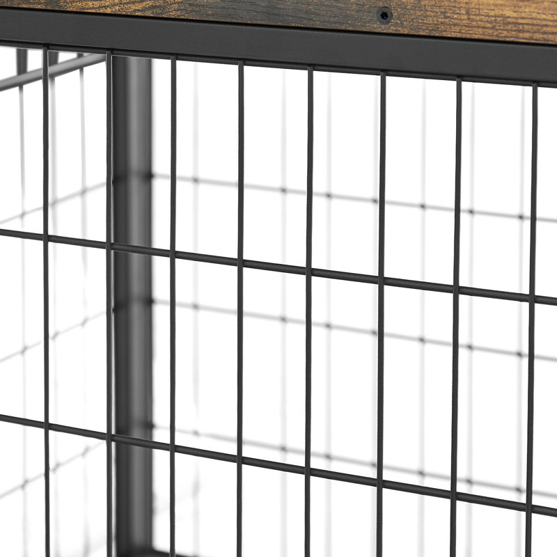 26,99 po x 26,99 po x 22,73 po - Table de bout en bois pour chien, table de couloir, table de vestibule avec tiroirs et tablettes