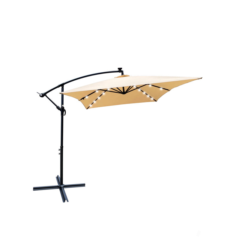 Parasol rectangulaire pour terrasse extérieure 2X3M, Tanné