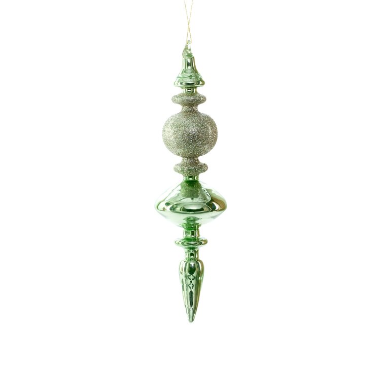 The Holiday Aisle® Glass Finial Ornament | Wayfair