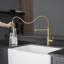 Robinet de cuisine à poignée simple en acier inoxydable 304-102036596