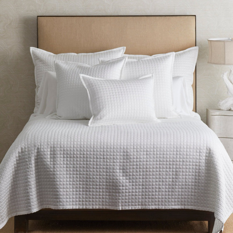 Ready-to-Bed Coverlet, Twin Quilt, Periwinkle