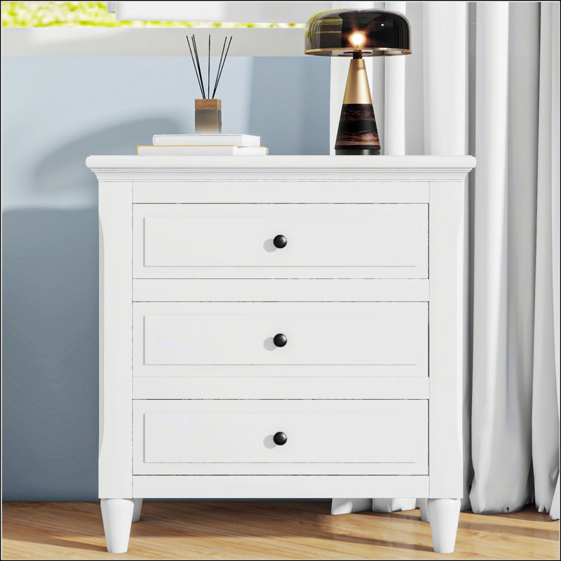 Table de nuit, Blanc