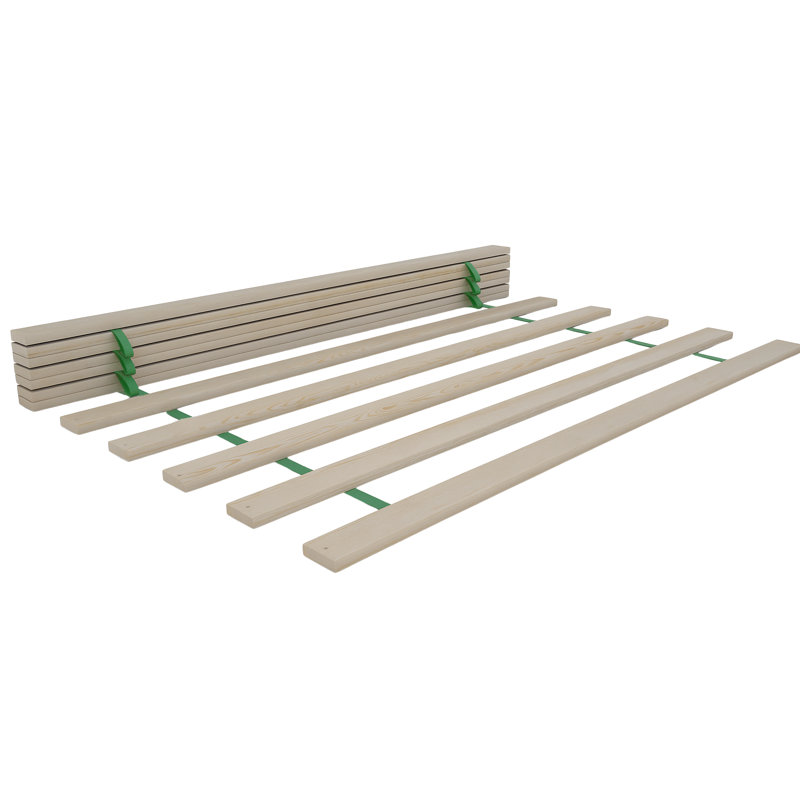 Nodax Wooden Bed Frame Slats - 100% Pine Wood Replacement Slats, Sustainable & Eco-Friendly Material, Easy to Assemble | Set of 12