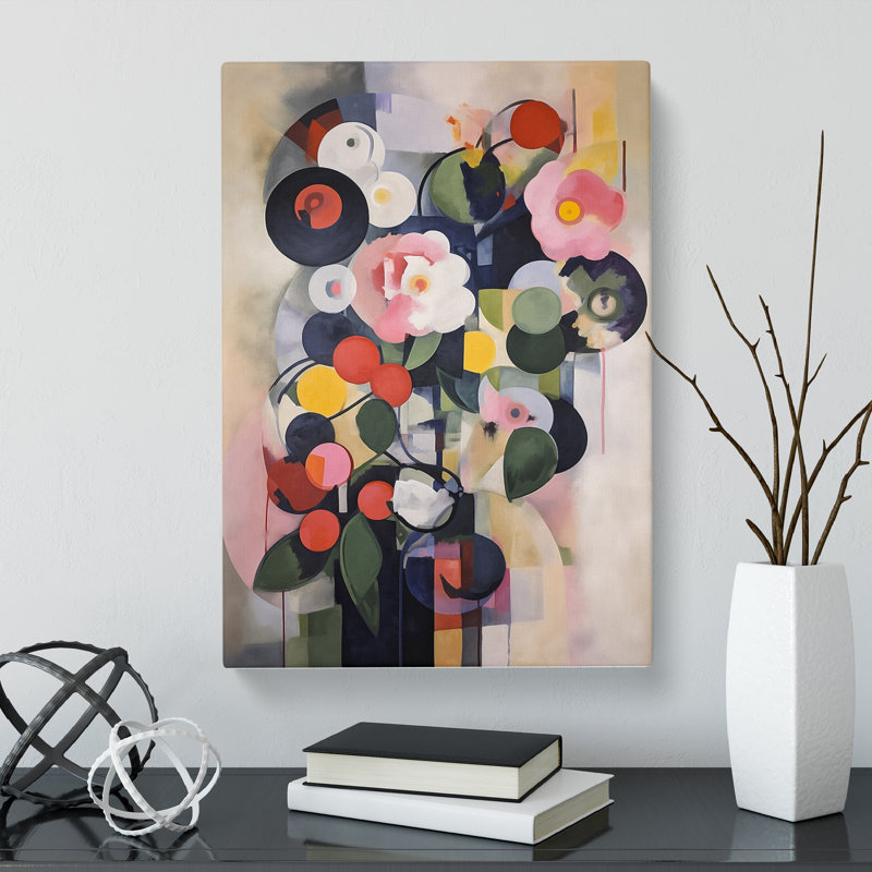 Raygoza Flowers Bauhaus Vol.5 - Wrapped Canvas Print, 50cm H x 35cm W x 3cm D