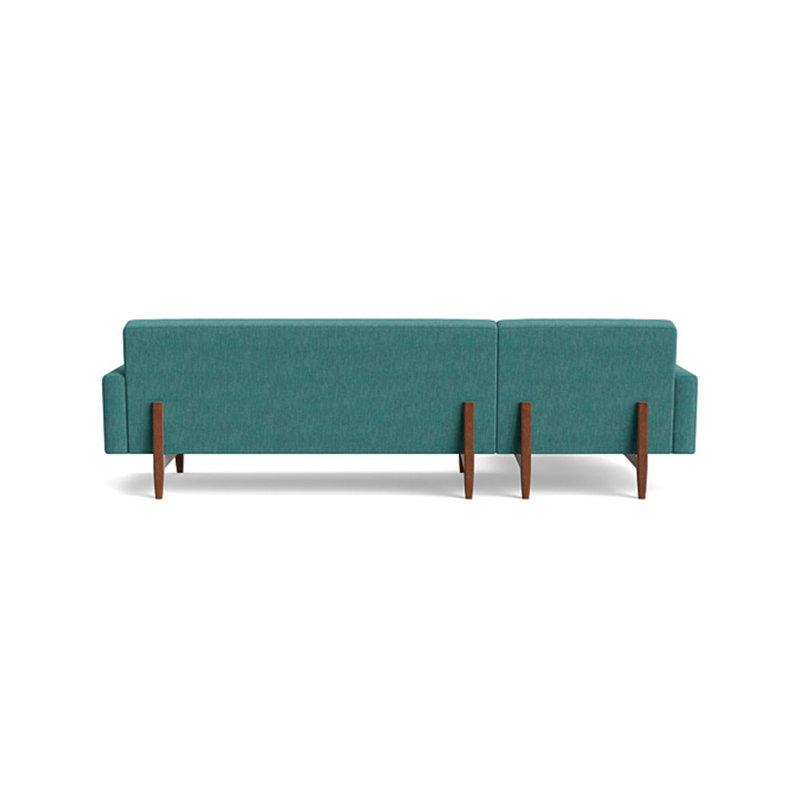 Tyler Chaise Sectional, Left Hand Facing, Performance Weave - Spruce