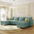 U_Style Modern Large U-Shape Modular Sectional Sofa,  Convertible Sofa Bed With Reversible Chaise For Living Room, Storage Seat-115921287
