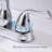 2-handle Bathroom Faucet with Drain Assembly