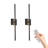 28" 2-Pack Modern LED Wall Sconces