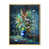 Toile avec cadre flottant or