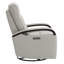 Fauteuil inclinable électrique pivotant en cuir véritable Britnee-156845056