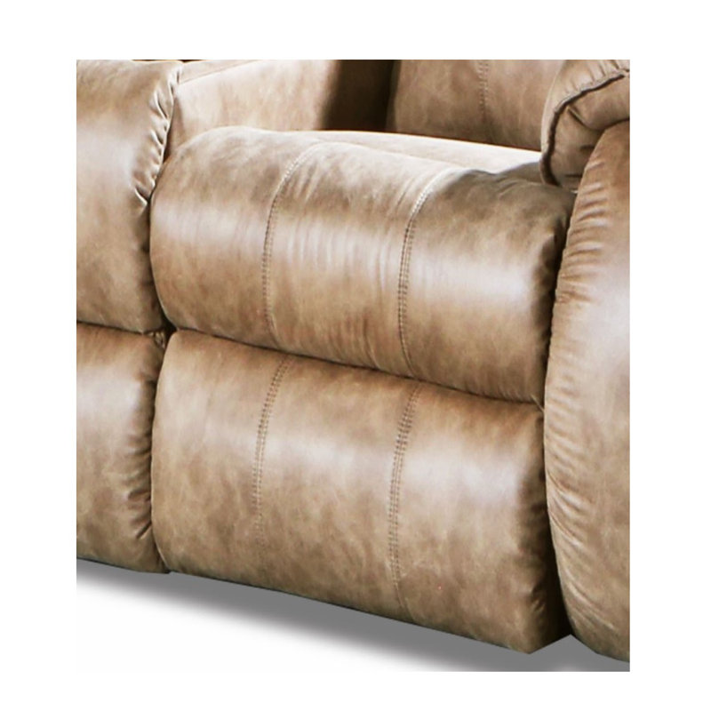 Cagney Upholstered 78'' Power Reclining Loveseat, River Run Vintage	Polyester