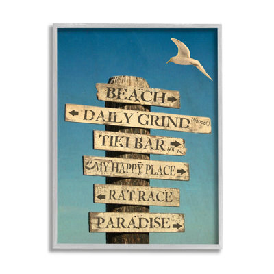 " Funny Beach Directions Sign " by Graffi*Tee Studios