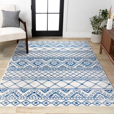 Tapis crème / bleu Tybalt