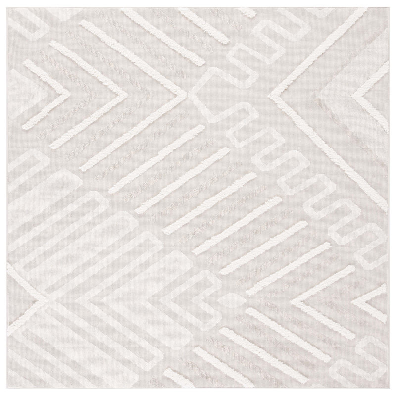 Tapis beige / ivoire Kells 104, Carré 6 pi 7 po