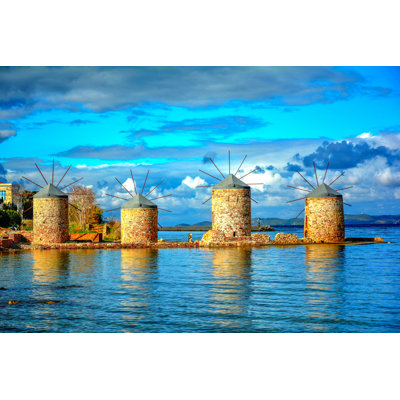 Chios Island Windmill - Photographie sur toile tendue