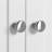 Wall Bathroom Storage with Double Mirror Doors-1458618100