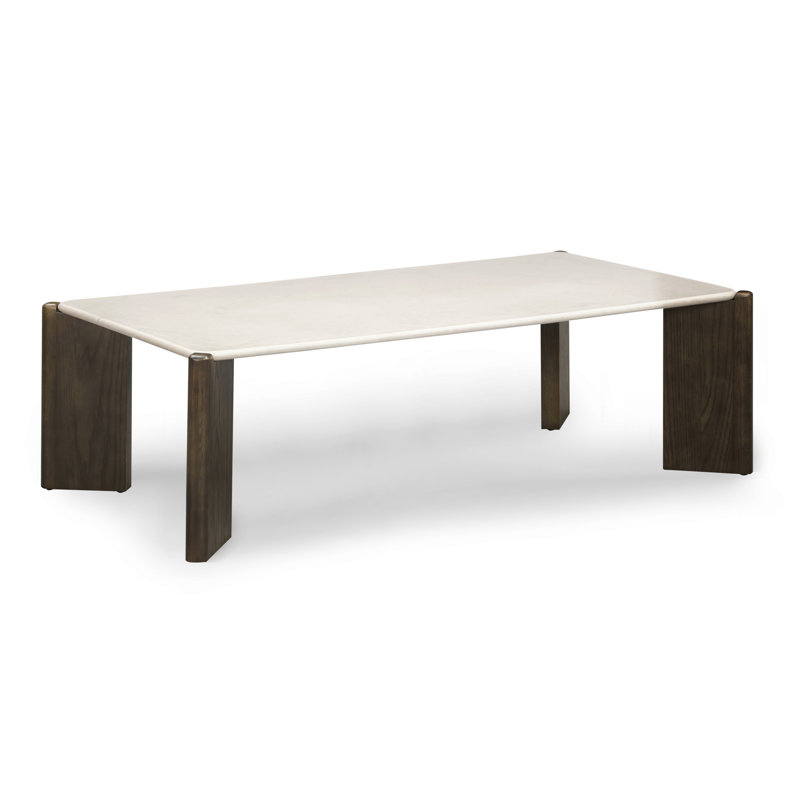 Restis Cream Quartz Rectangular Coffee Table