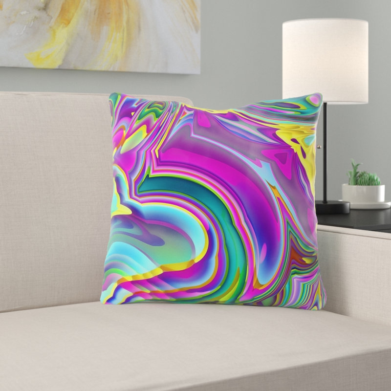 Housse et insert de coussin carré Ortonville, Microsuède, Intérieur