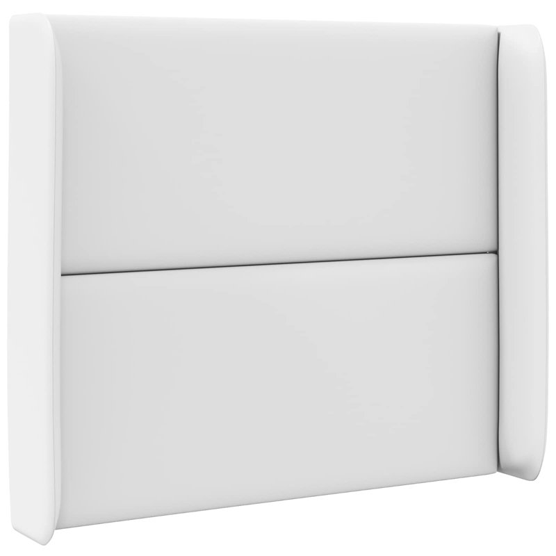  Tête de lit blanche en PVC 31,50 po x 6,30 po x 1,57 po