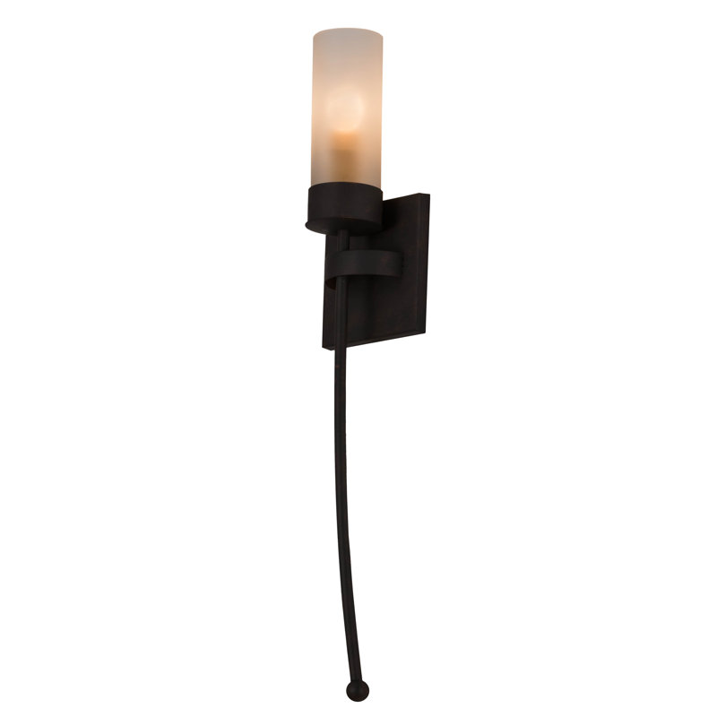 Luminaire mural 1 lumière Bechar, H 42 po x l 6 po x P 3,75 po, Épice cajun