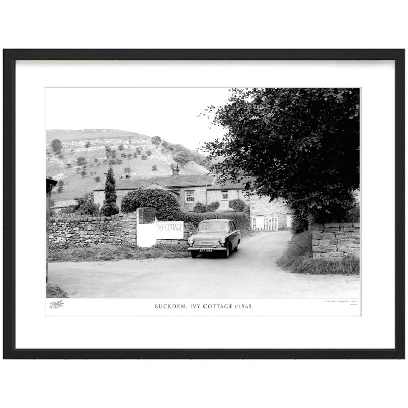 Buckden, Ivy Cottage C1965 - Single Picture Frame Print, 40cm H x 50cm W x 2.3cm D