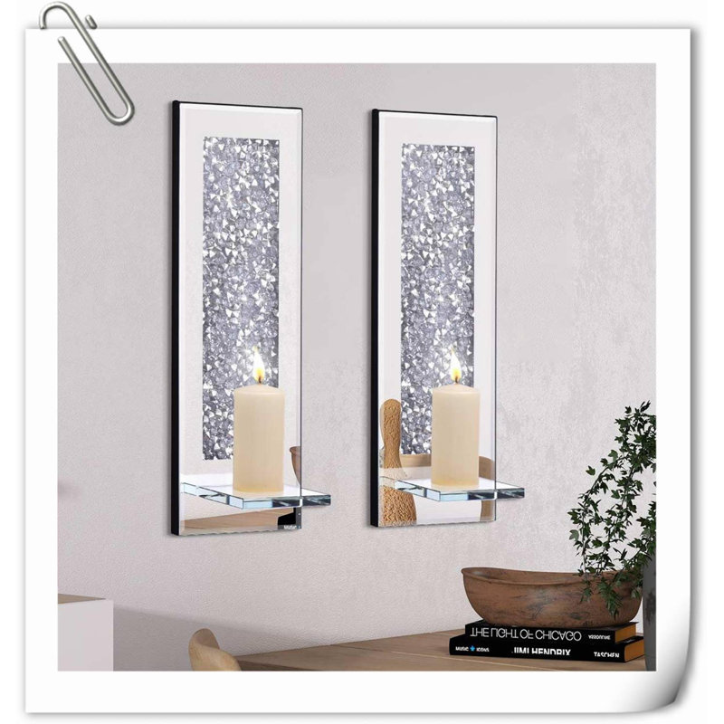 15'' H Glass Wall Wall Sconce