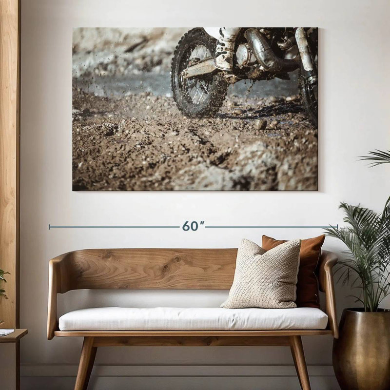 Sireci Muddy Motorcycle, 34" H x 51" W