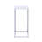 Florentin 29.25'' Tall End Table in Glossy White and Chrome