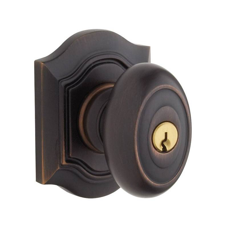 Bethpage Keyed Door Knob, Venetian Bronze, Yes, Keyed Alike