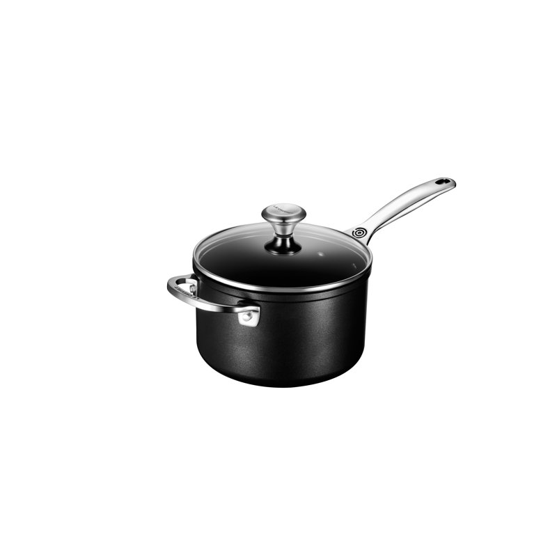 Le Creuset Toughened Nonstick Saucepan with Lid, 3 qt.