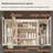 Cream style simple bathroom cabinet