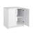 Watse White Storage Cabinet with Panel Doors 24.5" D x 32" W x 36" H