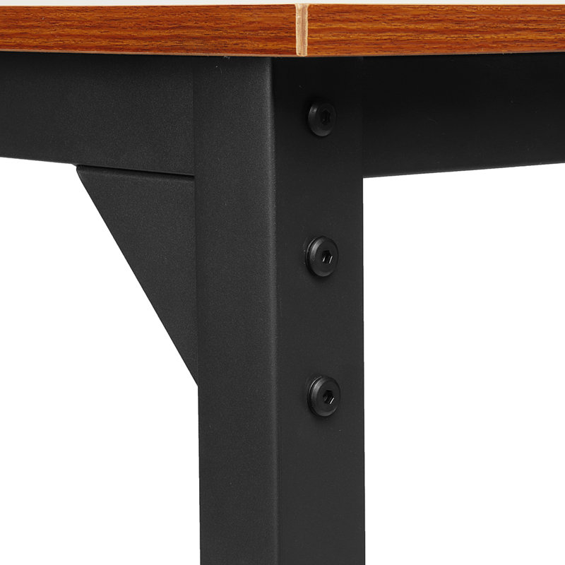 109.22cm Rectangle Writing Desk, Brown