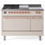 ILVE Nostalgie II 48 in Dual Fuel Range, 5 Burner, Griddle, Frenchtop-1045267390-1045267371