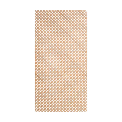 23-5/8 in x 47-1/4 in x 1/8 in Unfinished Diagonal Solid Mini Lattice Panel Insert