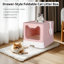 Tanju   Plastic Enclosed Litter Box with Scoop-441696346