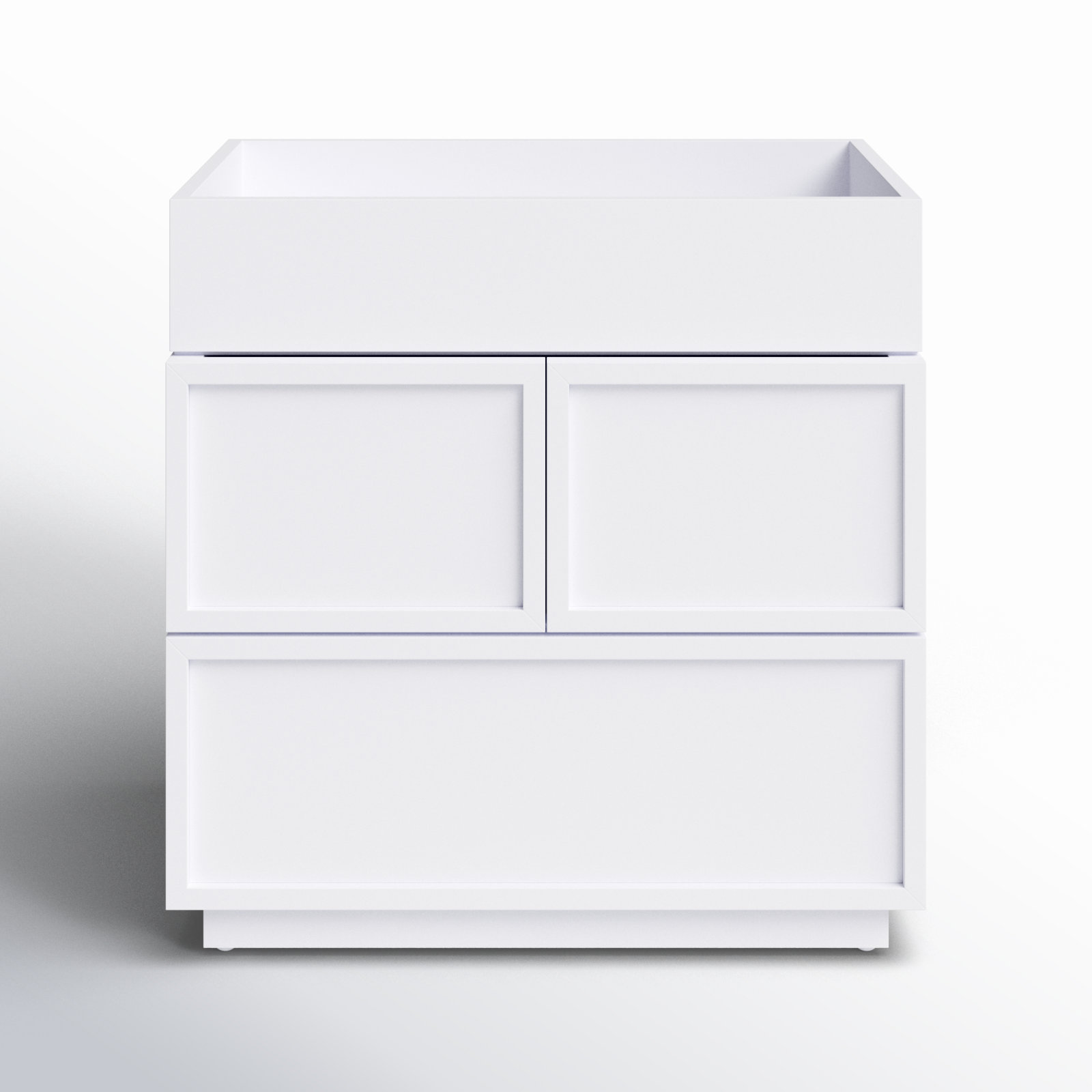 Odyssey Mahogany Nightstand, White
