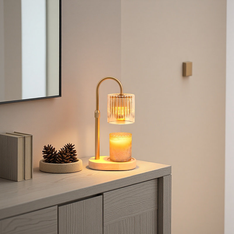 Candle Warmer Lamp With Timer Adjustable Height