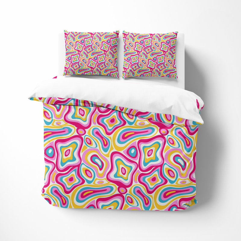 Abstract Duvet Cover, King Duvet Cover + 2 King Pillowcases