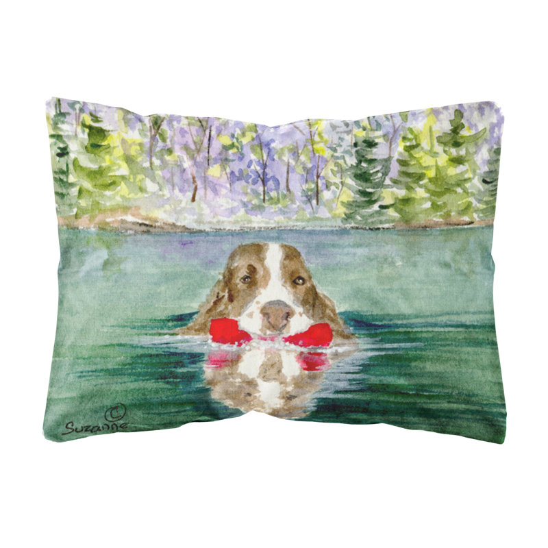 Coussin décoratif intérieur/extérieur springer épagneul