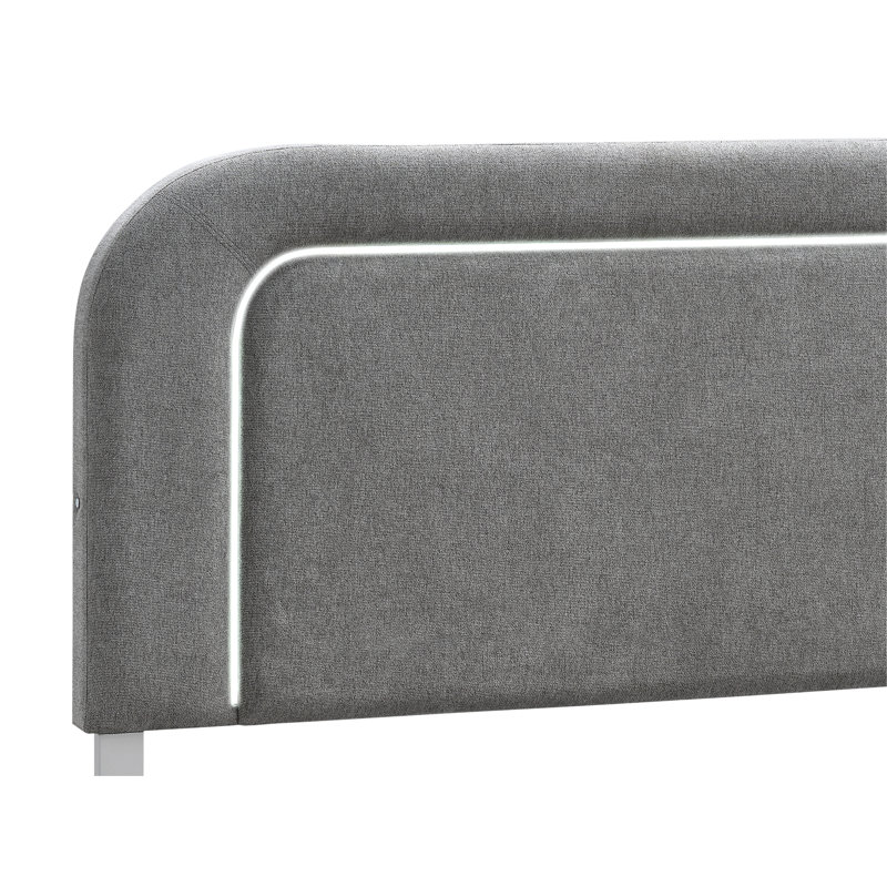 Grand lit (matelas non inclus), blanc