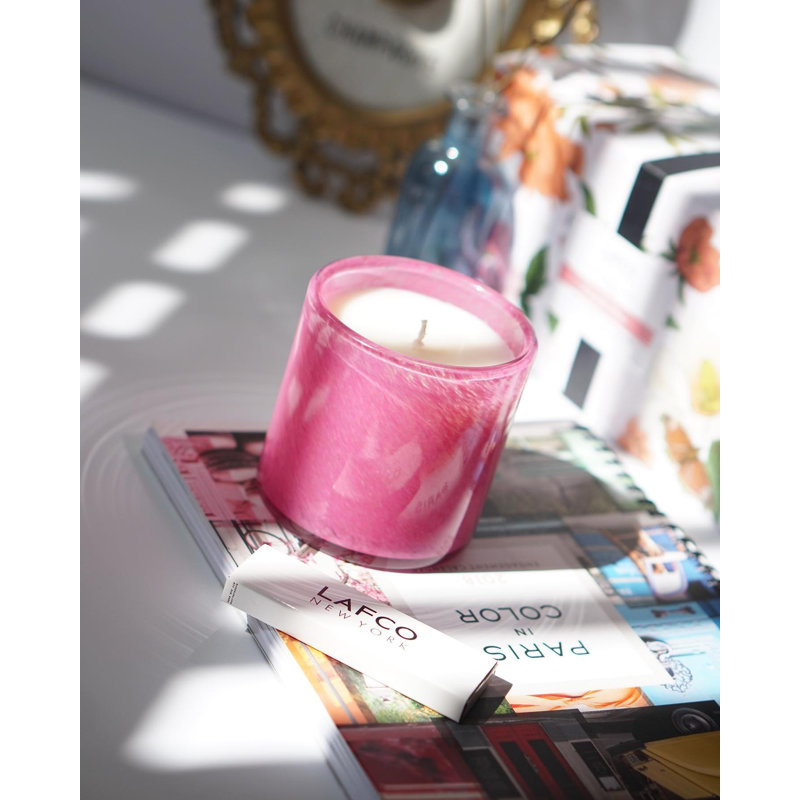 Duchess Peony Scented Jar Candle, 3" H x 3" W x 3" D