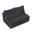 Canapé d'angle modulaire avec tissu moelleux et confort sans assemblage-134037867